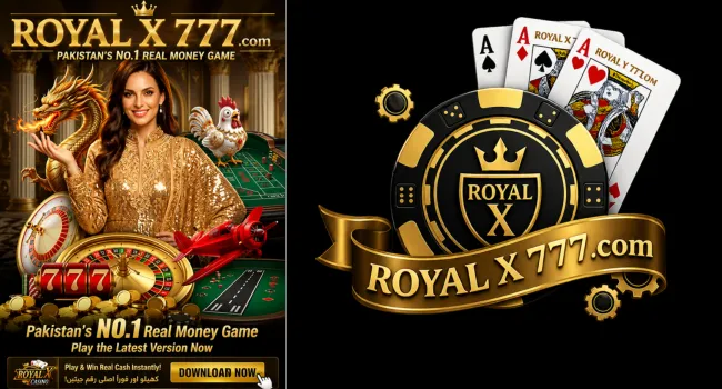 Royal X 777 Game Logo Design