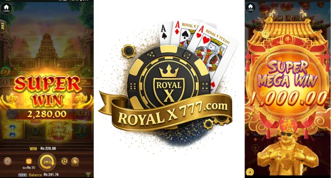 Royal X 777 Game Logo